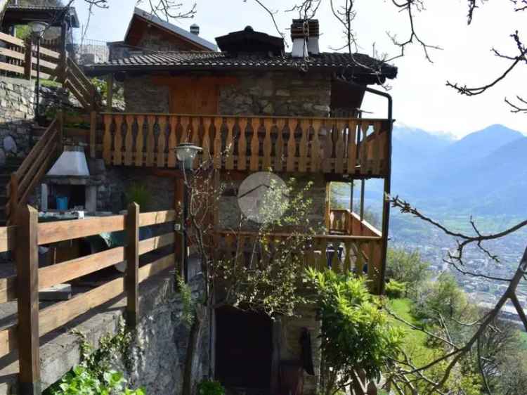 Casa indipendente Piancogno vista panoramica