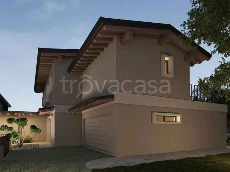 Villa Bifamiliare Rezzato Giardino Autorimessa Doppia Nuova Costruzione