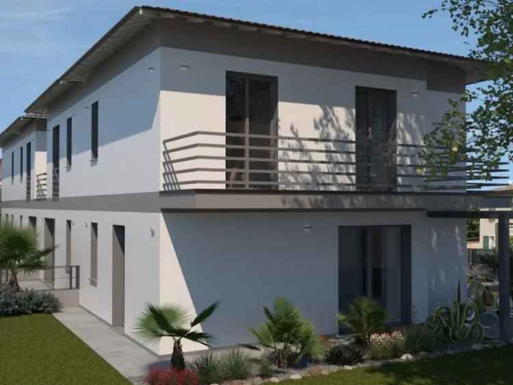 Villetta a Schiera Rezzato Bioedilizia Classe A4 Giardino Pergolato