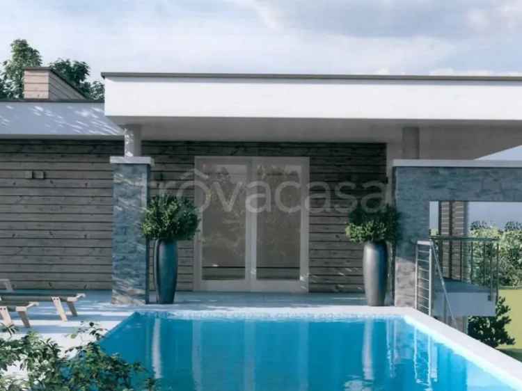 Villa singola moderna vista lago Toscolano Maderno