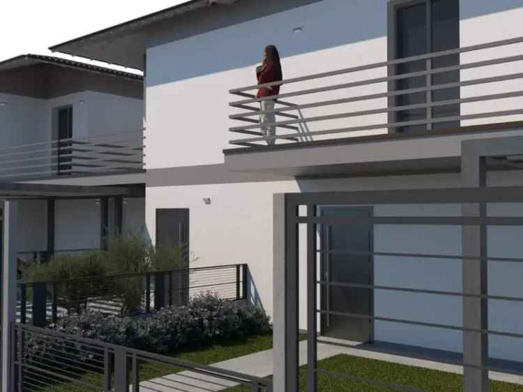 Villa Schiera Rezzato Bioedilizia 3 Camere Giardino