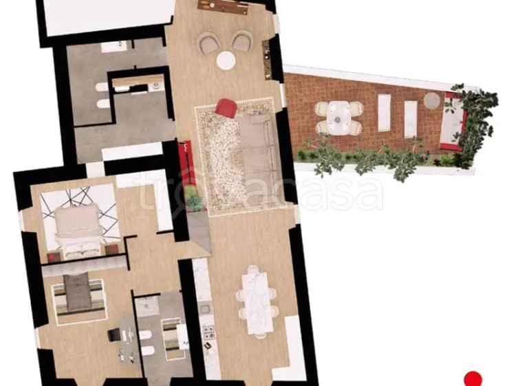 Trilocale di Pregio a Villa Carcina Centro Storico