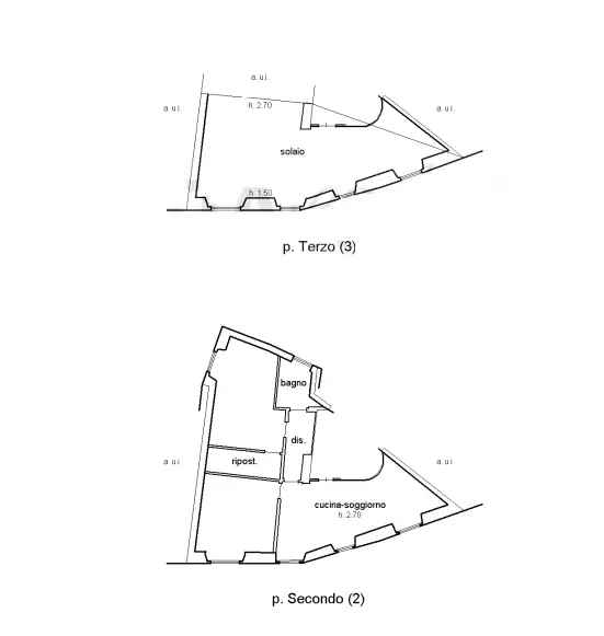 TRILOCALE CON SOFFITTA