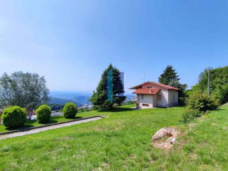 Villa singola con vista lago a Serle